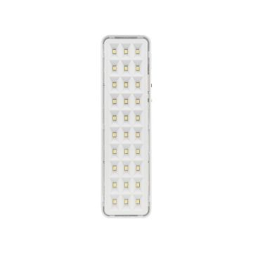 Luz de Emergência Autônoma 30 LEDs Super Slim