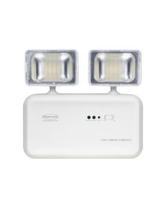 Luz de Emergência LED Autônoma 1200 Lúmens 2 Faróis COMPACT